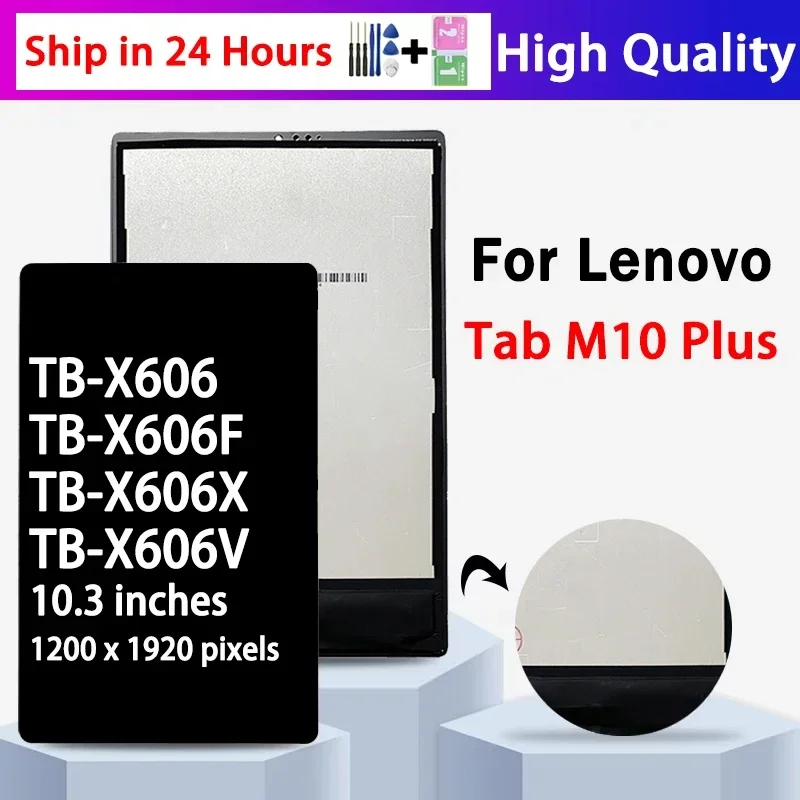 

10,3-дюймовый новый дисплей X606 для Lenovo Tab M10 FHD Plus TB-X606F TB-X606X TB-X606, ЖК-дисплей, дигитайзер сенсорного экрана, стекло в сборе