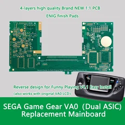 2024 Original Dual Chip Motherboards Replacement for SEGA Game Gear Games Console MainBoard for Original High Brightness Screen