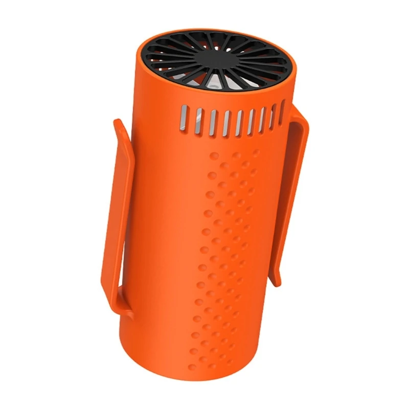 Wearable Waist Fan Small Clip Fan Rechargable Cooling Fan ABS Texture Portable Fan Present for Sports Enthusiasts