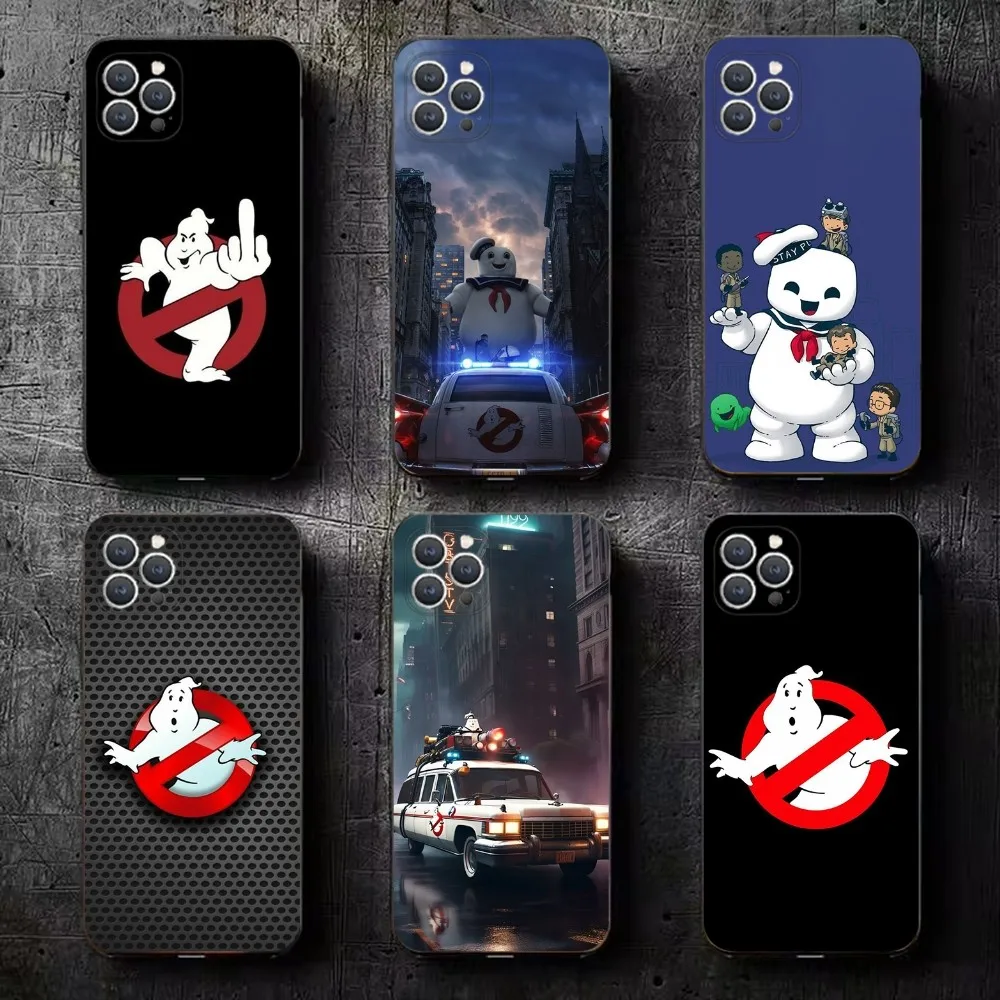 Funny Movie G-Ghostbusters  Phone Case For iPhone 15,14,13,12,11,Plus,Pro Max,XS,X,XR,SE,Mini,8,7 Soft Silicone Black Cover