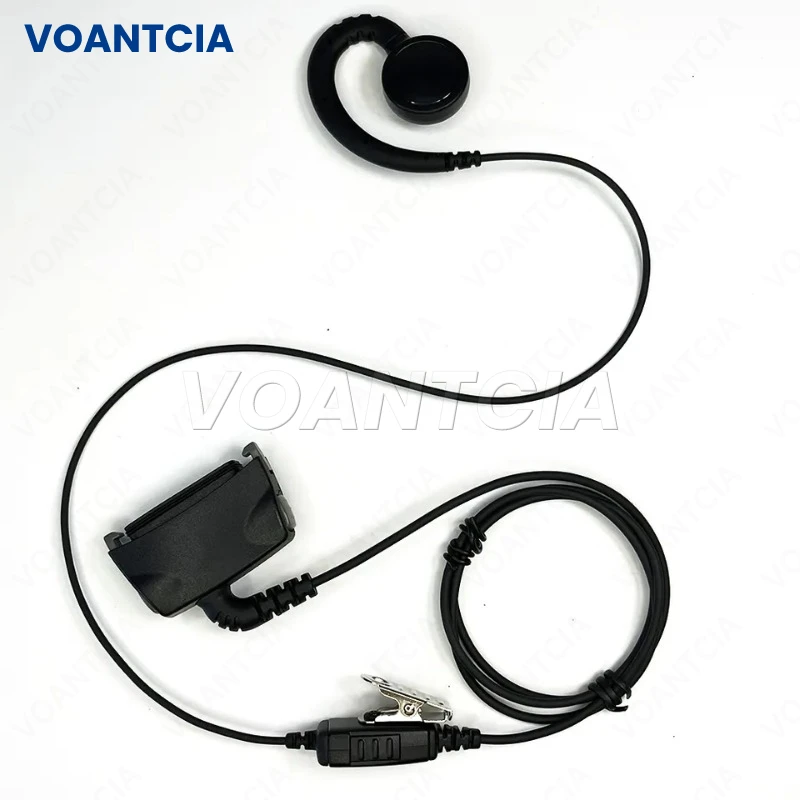 

C Shape Ear Hook Earpiece Earphone Headset Speaker PTT Mic For Airbus EADS THR880 THR880i