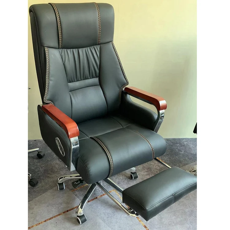تصميم جديد فاخر عالي الجودة 7 نقاط تدليك اهتزازي مع كراسي رئيس تنفيذي لمسند القدمين