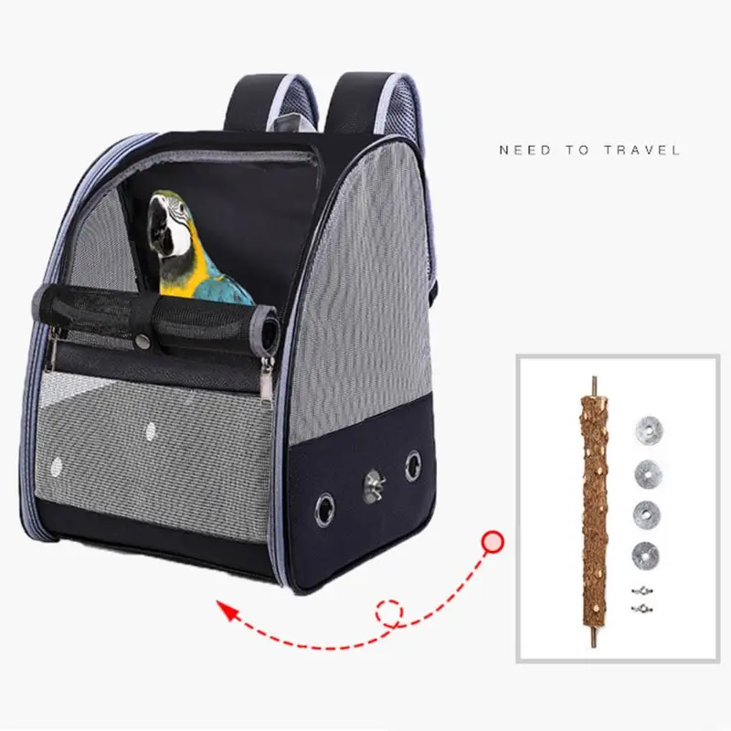 

Bird Cage Breathable for Carrier Backpack Foldable Lightweight Outdoor Parrot