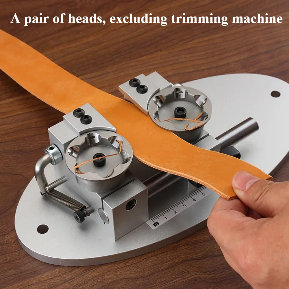 DIY Leather Edge Cutter Beveler Trimmer Width 13-80MM Leather Belt Side Fast Manual Trimming Cutting Machine Edge Strap Edger