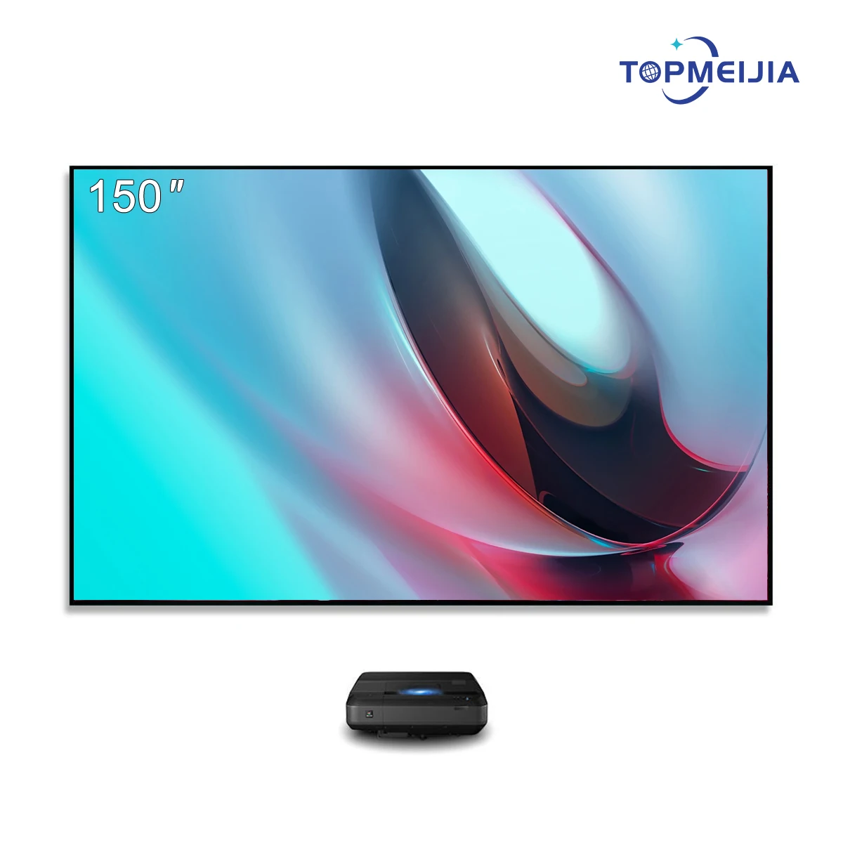 150 Inch T Prism  UST Lase=r Projector Screen High Gain 0.85 Screen for WEMAX VAVA 4K Ultra Short Throw Projector