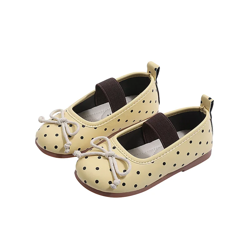 

Детские туфли Sweet Beauty: Новая коллекция, весенние, с бантом, из мягкой кожи, универсальные, для девочек