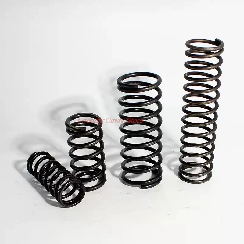 Spring Steel Y-Shaped Compression Spring, Black Shock-Absorbing Spring, Wire Diameter 6.0mm, Outer Diameter 28-100mm, Length 30-
