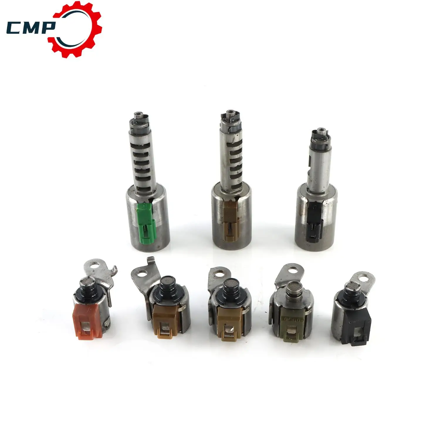 

8Pcs Transmission Solenoids Set For AW55-50SN AW55-51SN AF33-5 AW235 RE5F22A Car Engine Transmission Solenoid Valve Accessories
