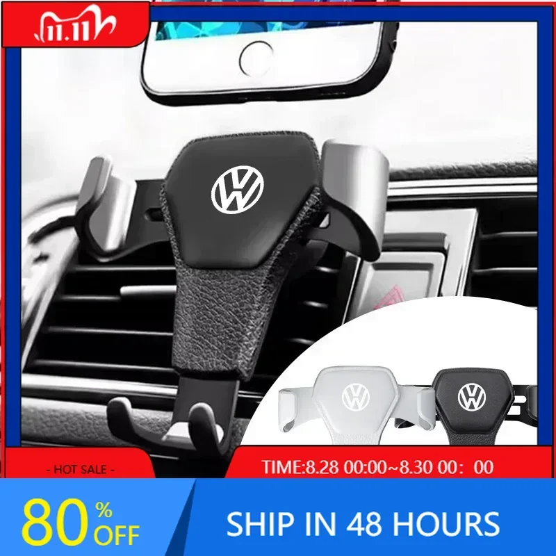 

VW GTI GOLF 2026 Hot For VW VOLKSWAGEN 1Pcs Car Specific Car Mount GPS Phone Vent Clip InstallationFor Volkswagen R Golf 4 5 6 7