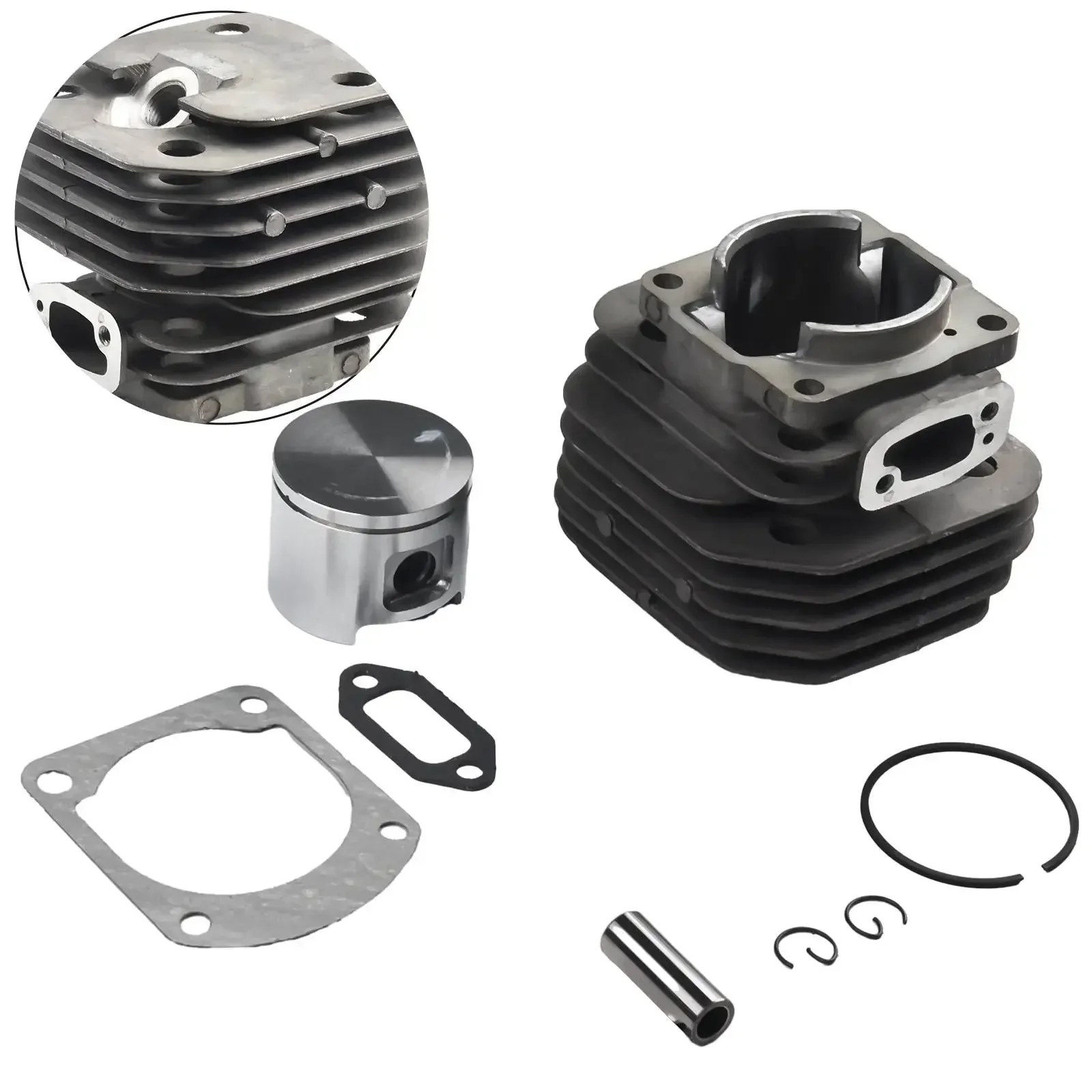 48mm Cylinder Piston Kit For-Husqvarna 61 268 272 Jonsered-630 625 Chainsaw Spark-plug Crank Gasket Bearing 503532071