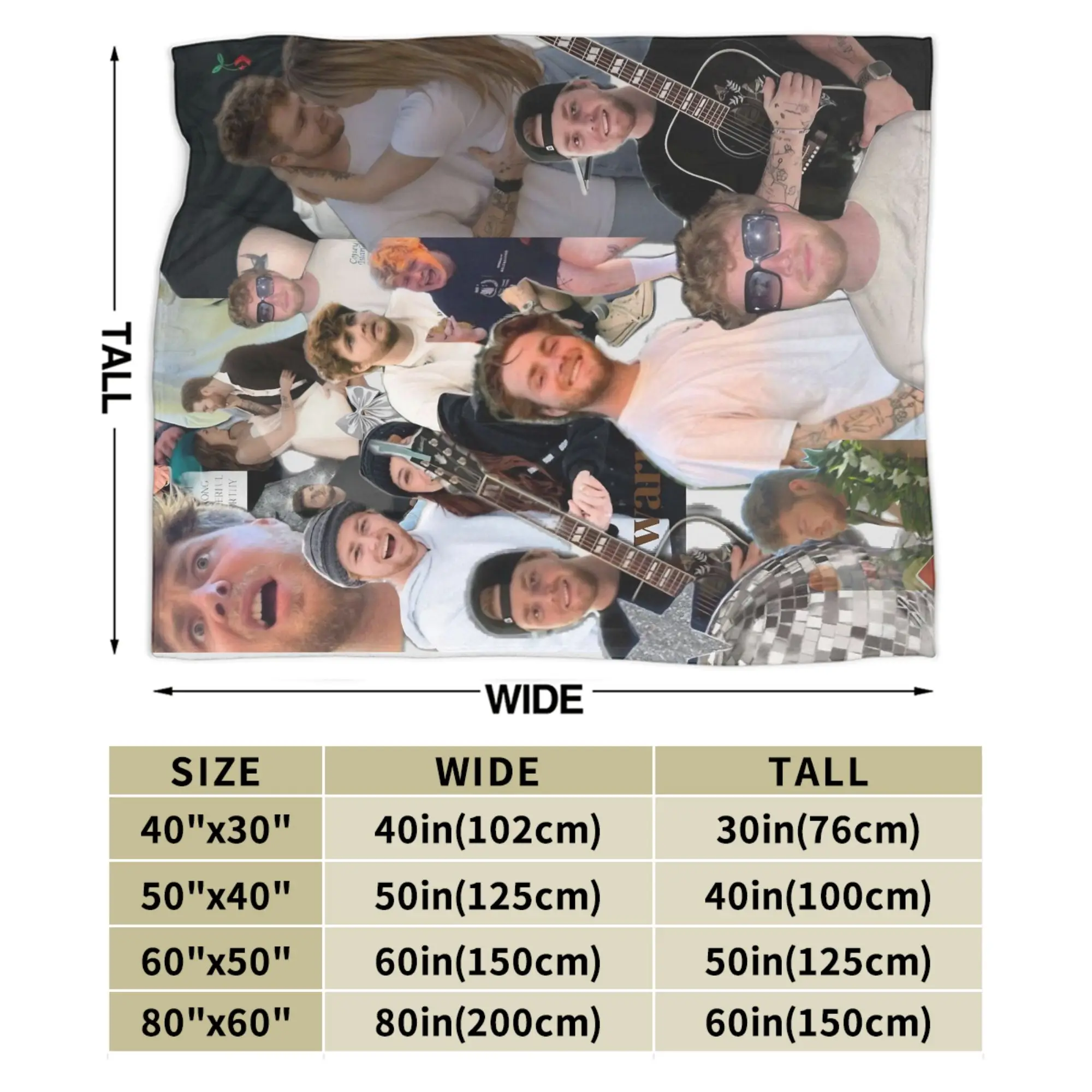 خمر أليكس وارن 2025 بطانية جودة الدافئة الناعمة الفراش يلقي الشتاء الزخرفية في الهواء الطلق طباعة المفرش