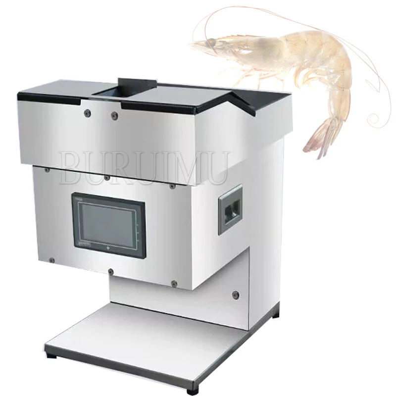 

Sushi Shrimp Deveiner Commercial Prawn Cutter Automatic Shrimp Back Cutting Machine