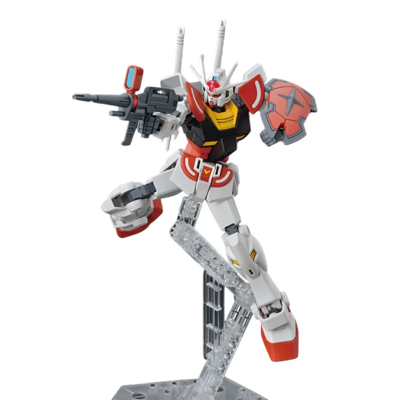 متوفر في المخزون بانداي حقيقية EG 1:144 Lah Gundam أنيمي عمل الشكل التجمع نموذج اللعب الهدايا