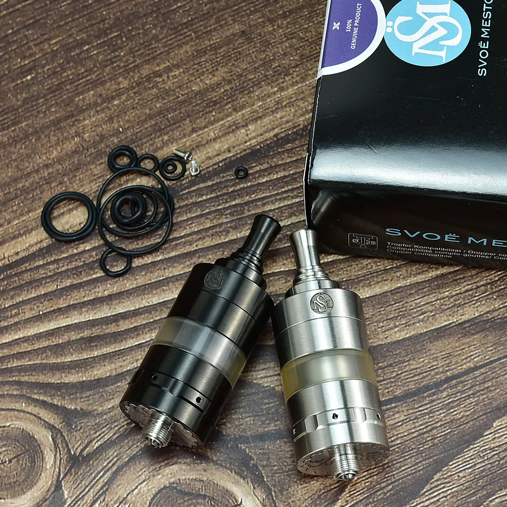 Wolfcoolvape Kayfun X RTA 22mm Rebuildable Tank, 3.0ml MTL Top-Filling Design in 316SS with PSU Bellcap for Vaping