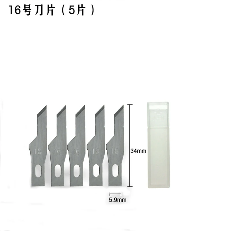 Antislip metalen scalpel + 11 stuks SK5 messen houtsnijwerk messen fruit voedsel ambachtelijke sculptuur graveermes handgereedschap WL-9302S