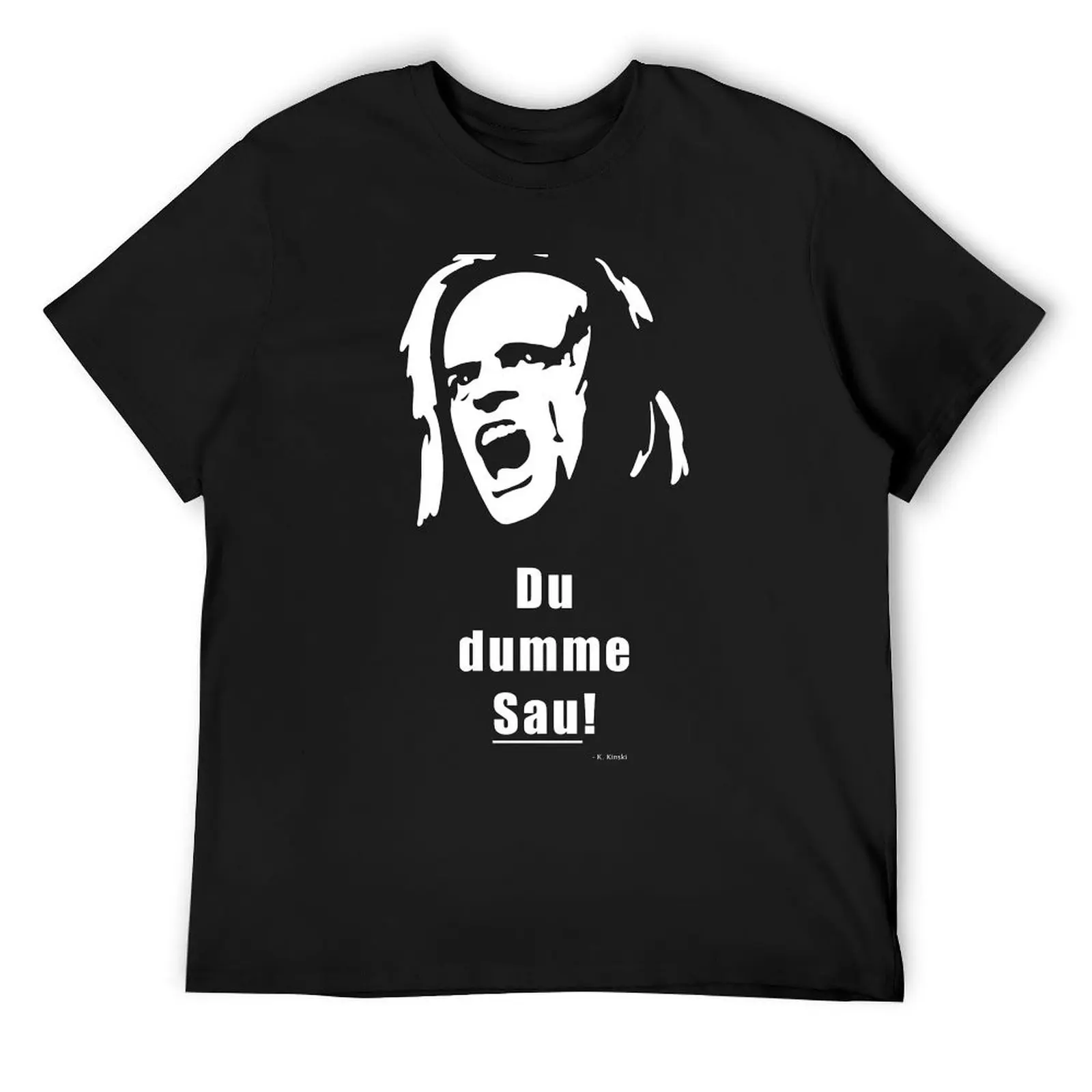 

Klaus Kinski - sow T-Shirt boys animal print plus sizes mens t shirts top quality