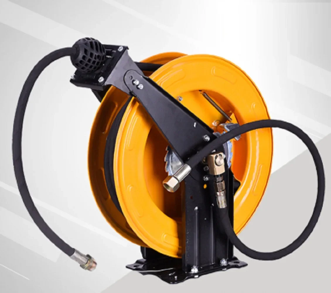 

5-15M small body Automotive high pressure water hose reel, Automatic retractable reel