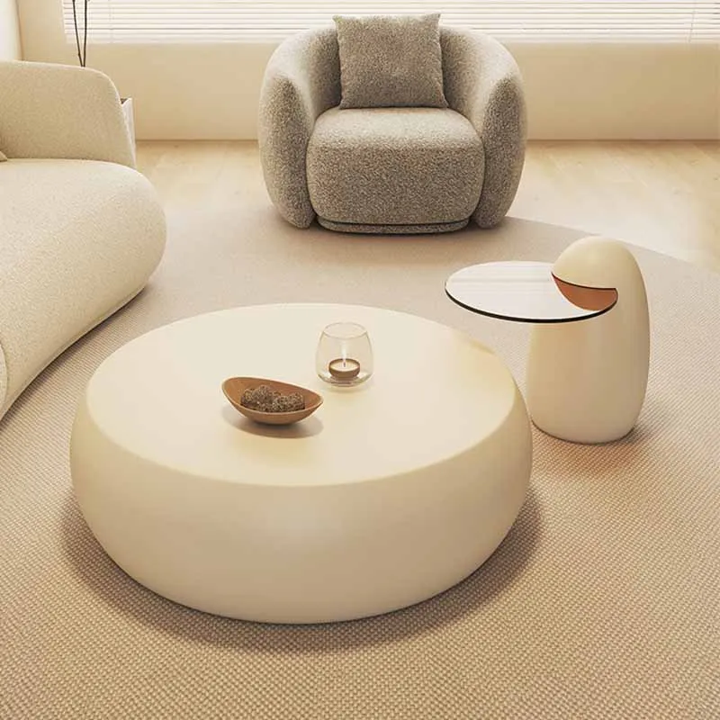 

Design Luxury Coffee Table Hardcover Round Unique Floor Nordic Coffee Table Living Room Tea Tavolino Da Salotto Home Furniture