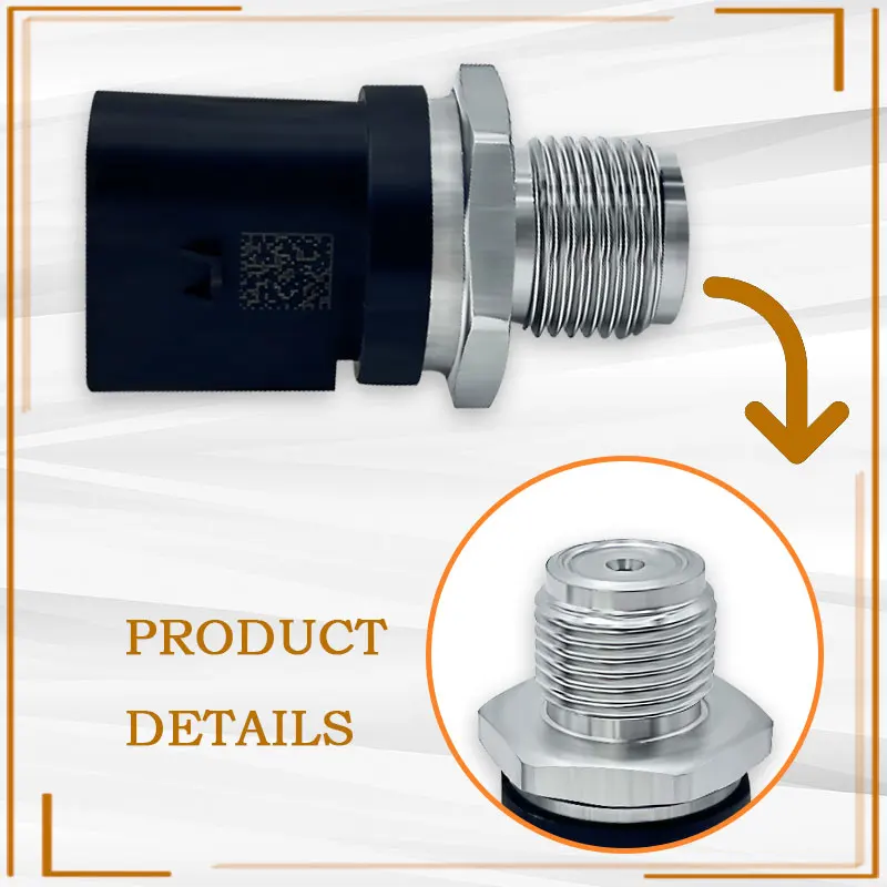 Sensor de tubo diésel para motor 0281002942 0281002842 para automóvil, piezas de sistema de combustible y sobrealimentación de alta presión Common Rail YF0528