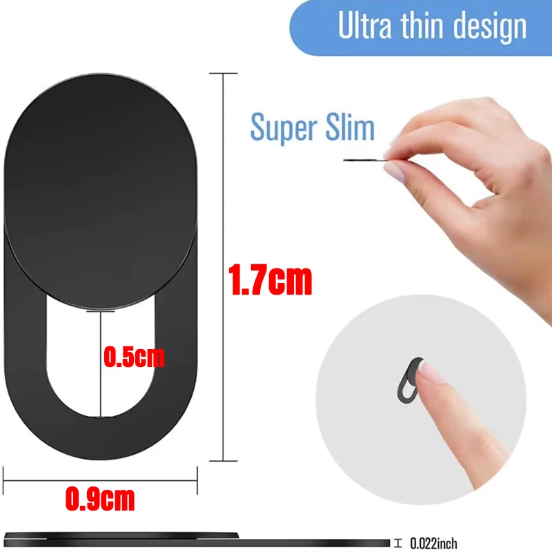 ฝาปิดเว็บแคม 3-20 ชิ้น แบบเลื่อนทำมือ ป้องกันการแฮ็ก ปกป้องความเป็นส่วนตัว สติ๊กเกอร์อเนกประสงค์ สำหรับเว็บ แล็ปท็อป ไอแพด