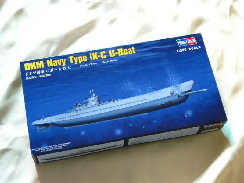 Gift 1/350 Static German U-9C Type IX-C Boat Submarine Dunker TOUCAN Model Kit Hobby Boss 83508 TH06388-SMT8