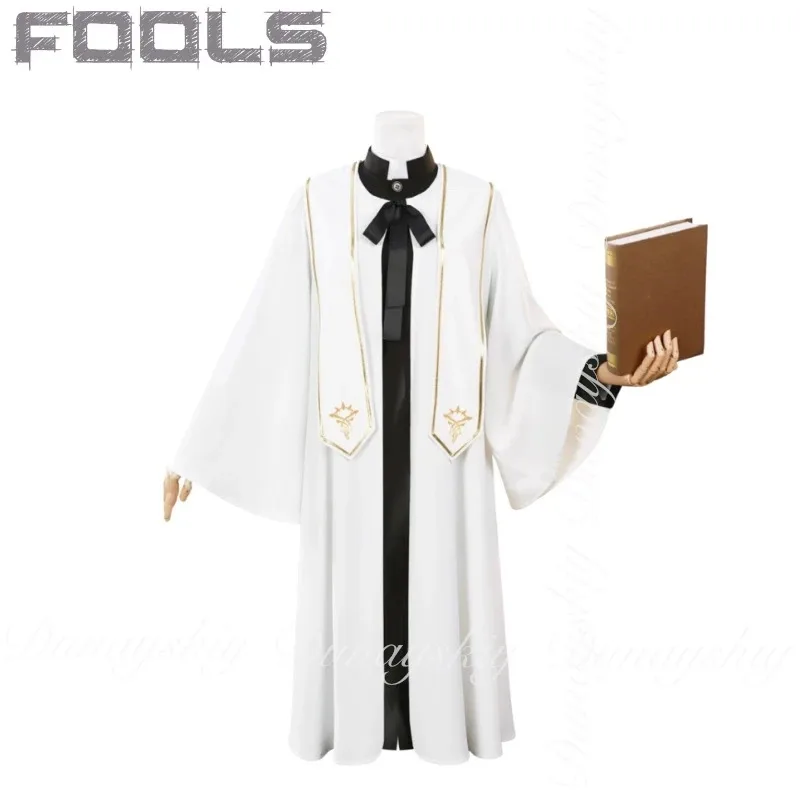 2025년 11월 신비의 주인 애니메이션 바보 신발과 화이트 코어 코스프레 의상 알 독점 의상