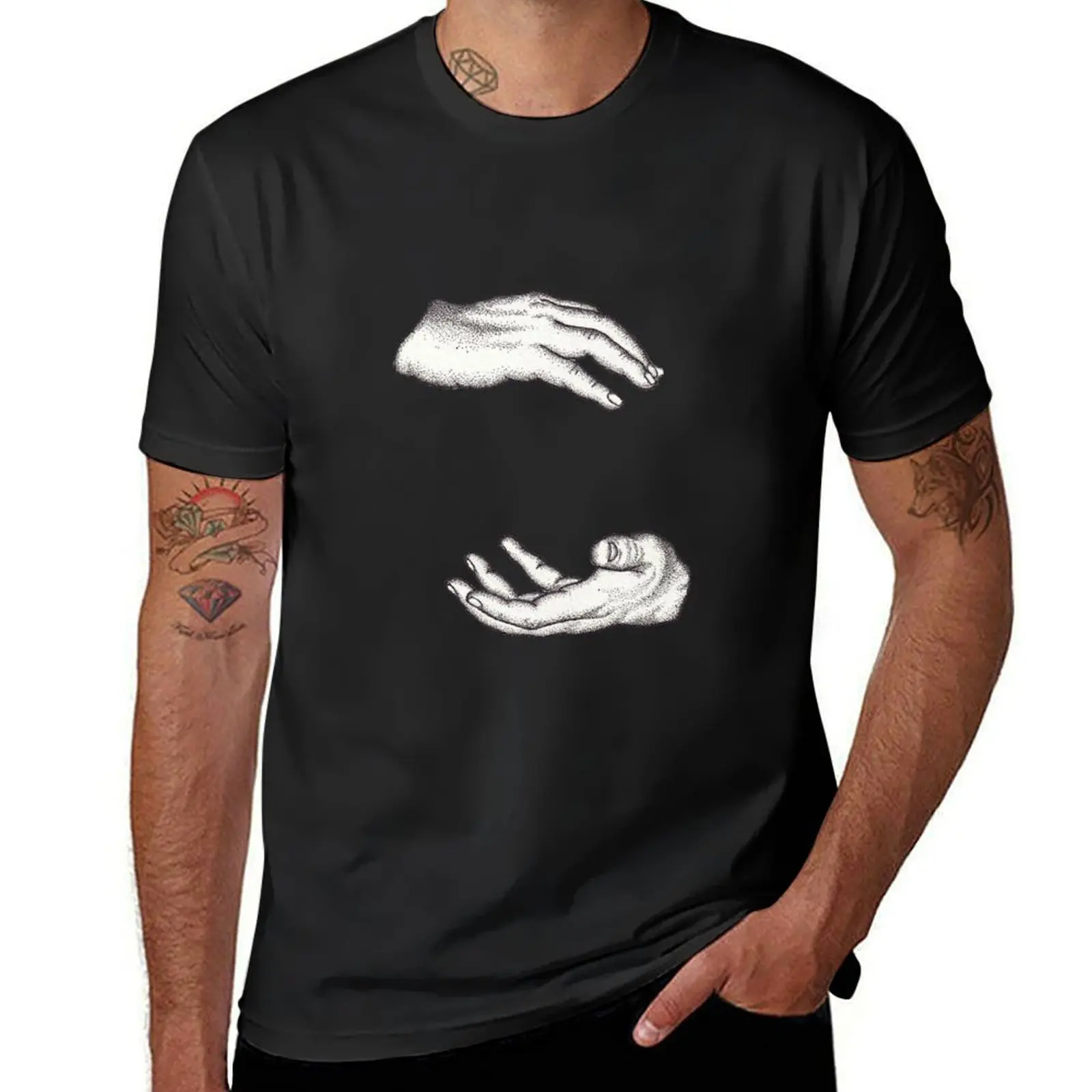 

Healing Hands T-Shirt quick-drying customs plus sizes kawaii clothes mens t shirt graphic