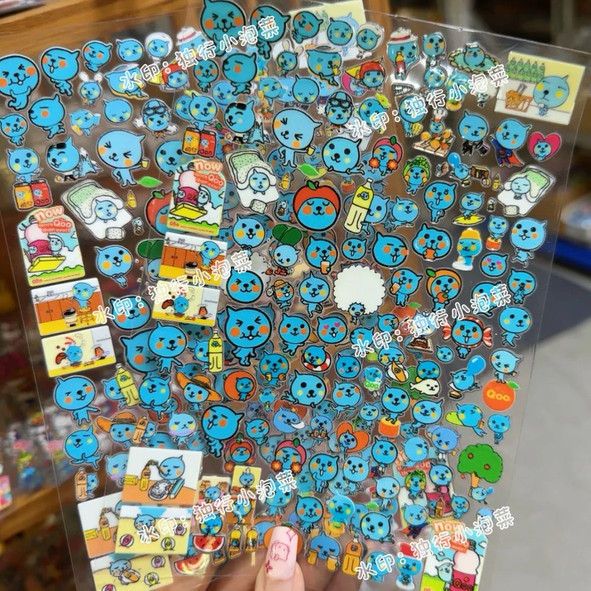 

1 шт., крутая прозрачная наклейка с рисунком синей капли воды, аксессуары Gooka, чехол для телефона с чашкой воды для девочек, декоративная наклейка, игрушка