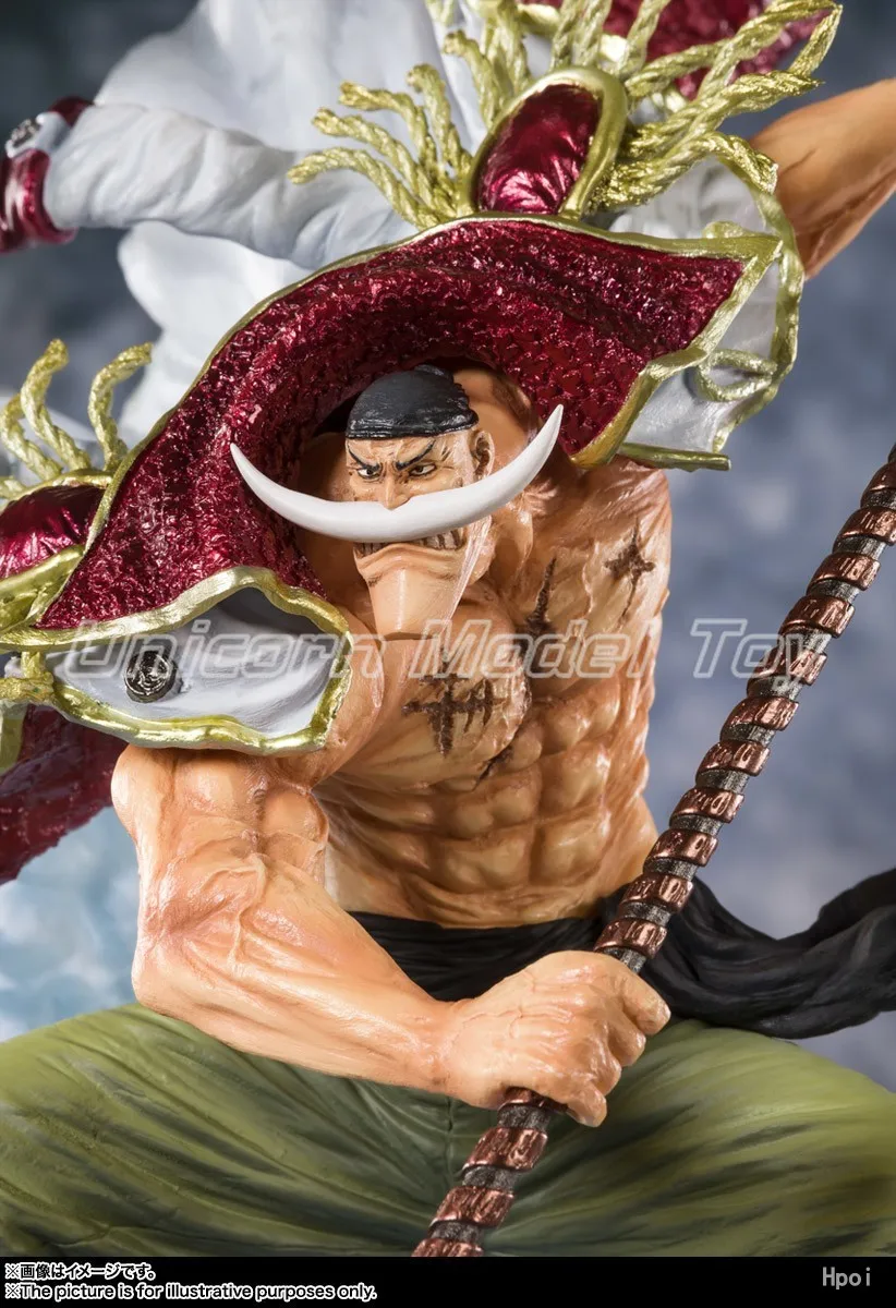 【Ua】Bandai Figuarts Zero One Piece White Beard Edward Newgate Figure Model Toy …