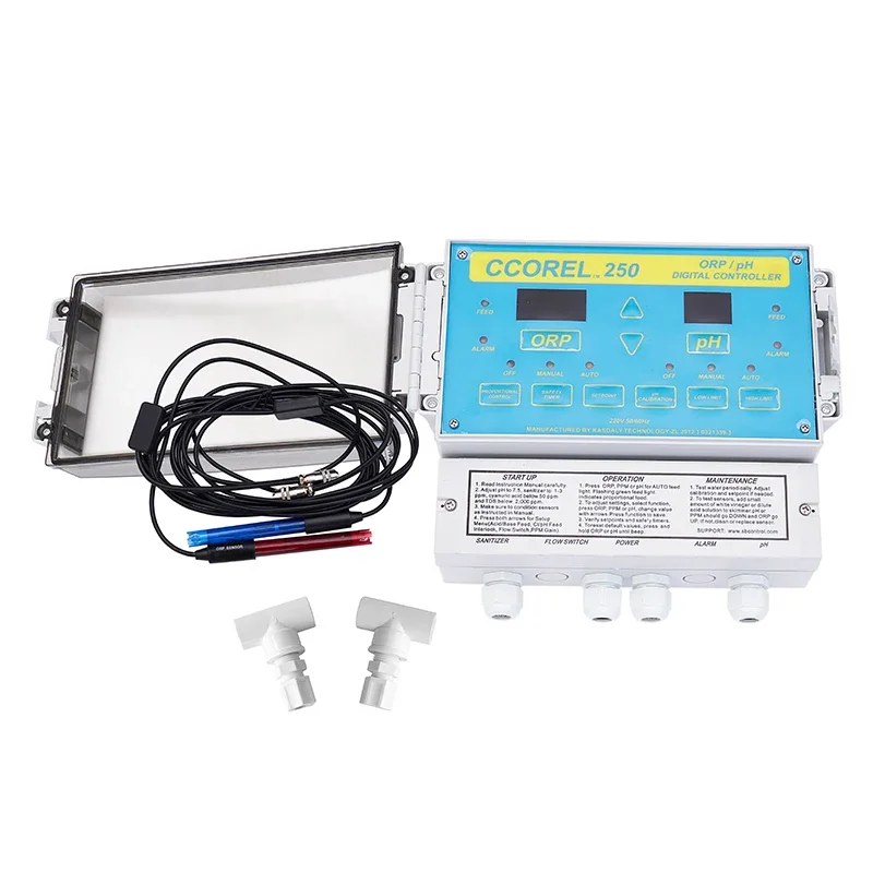 Analizador automático de Sensor de PH/ORP de plástico, clorador, filtros para piscinas, medición de agua, sistema de Control de Monitor de agua para piscinas