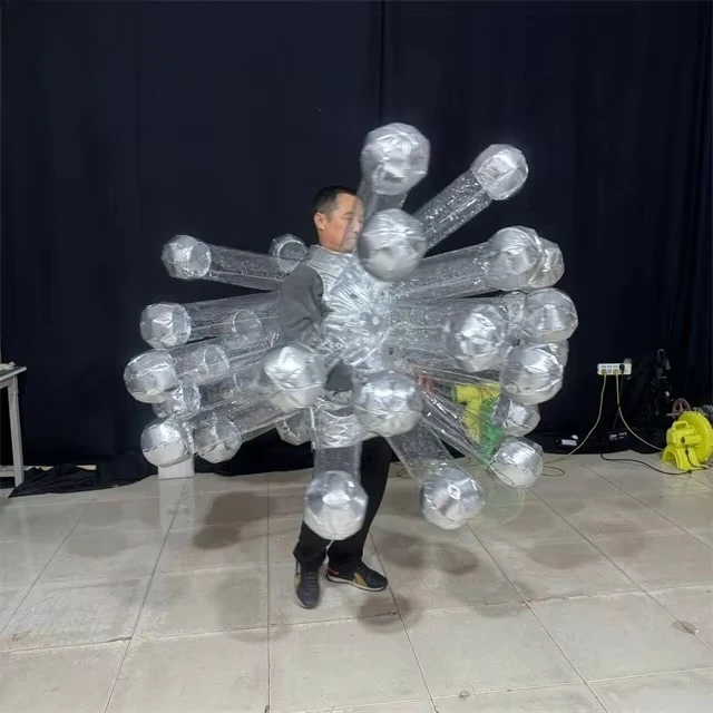 Activity Decoration Transparent Inflatable Ball Costume, Custom Inflatable Adult Costume for Walking