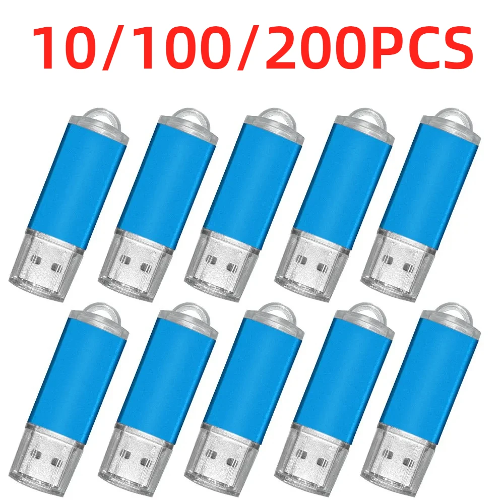 10/100/200PCS/lot Pen Drive 8GB 4GB 2GB 1GB USB Flash Drive 16GB Flash Disk 128MB 256MB 512MB Memory Flash Disk Free Custom Logo