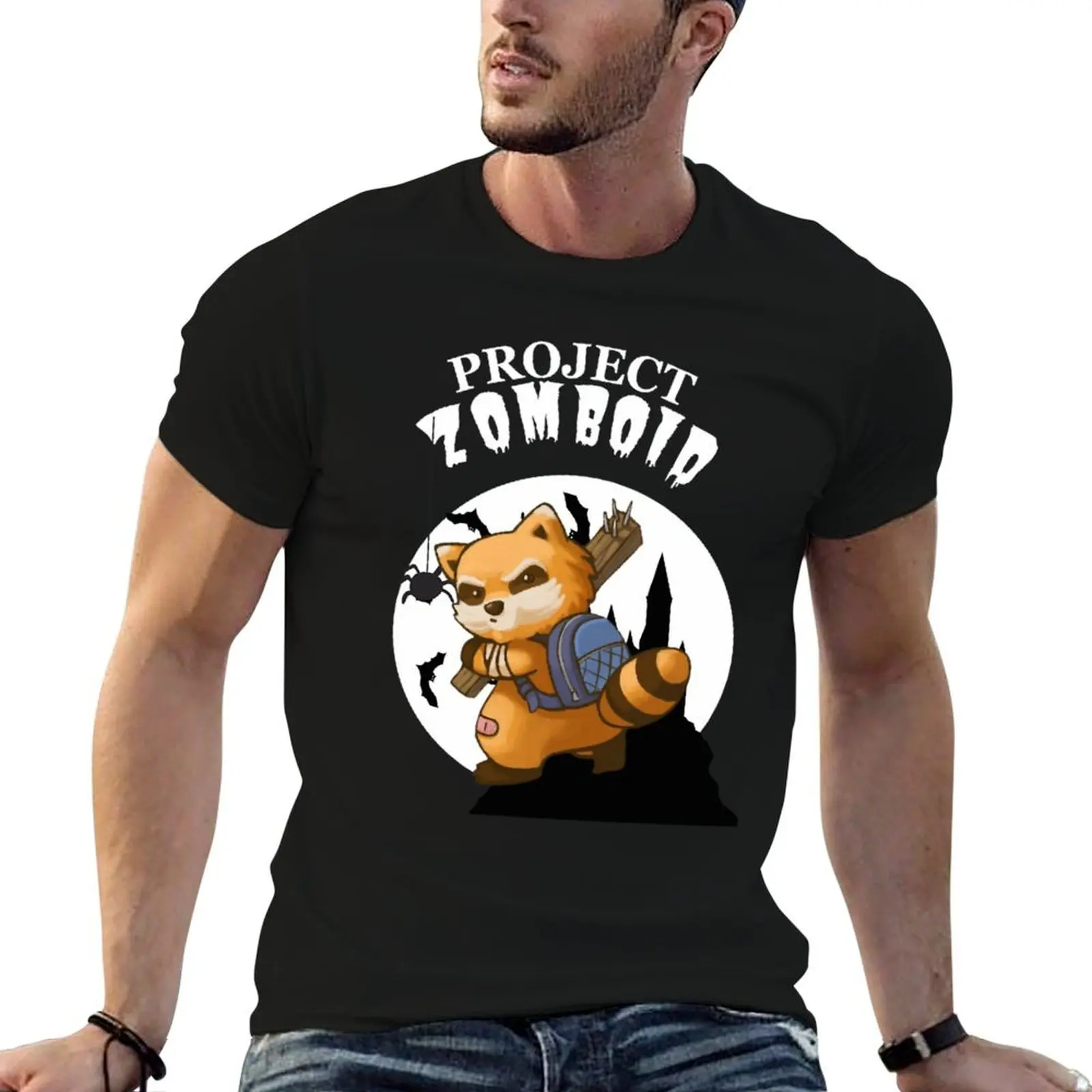 project zomboid - funny T-Shirt anime stuff customs design your own summer top man t shirt men clothing