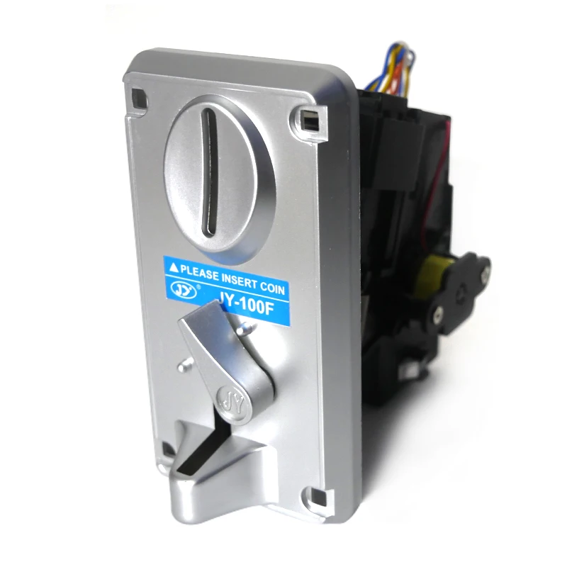 

JY-100F Universal coinslot/multicoin Multi Coin Acceptor Electronic Roll Down Coin Acceptor Selector Mechanism Vending Machine