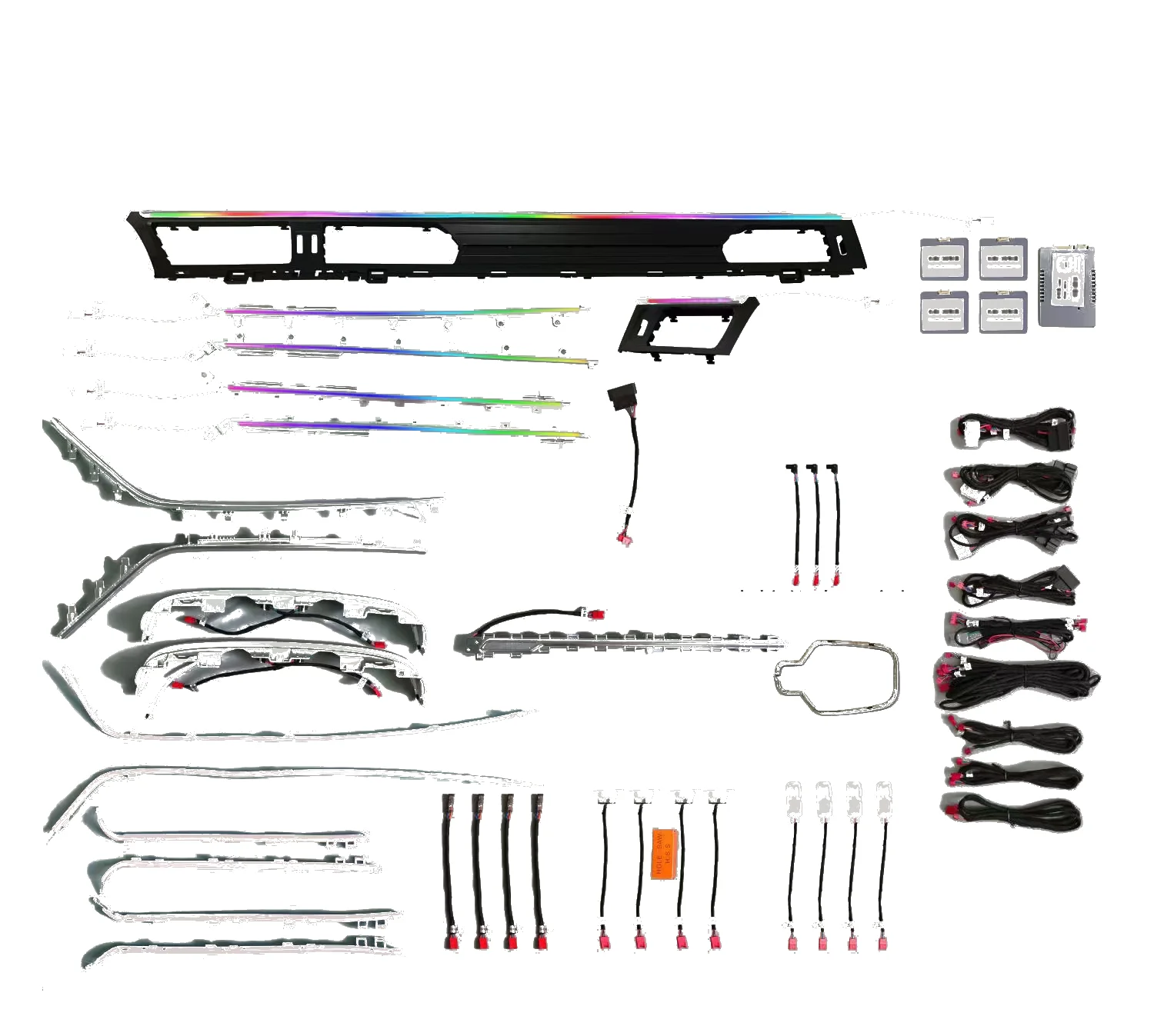 

Ambient Light Rainbow Symphony Dynamic Radium Carving+Perfect Central Control For Audi A6L(2019-2023)