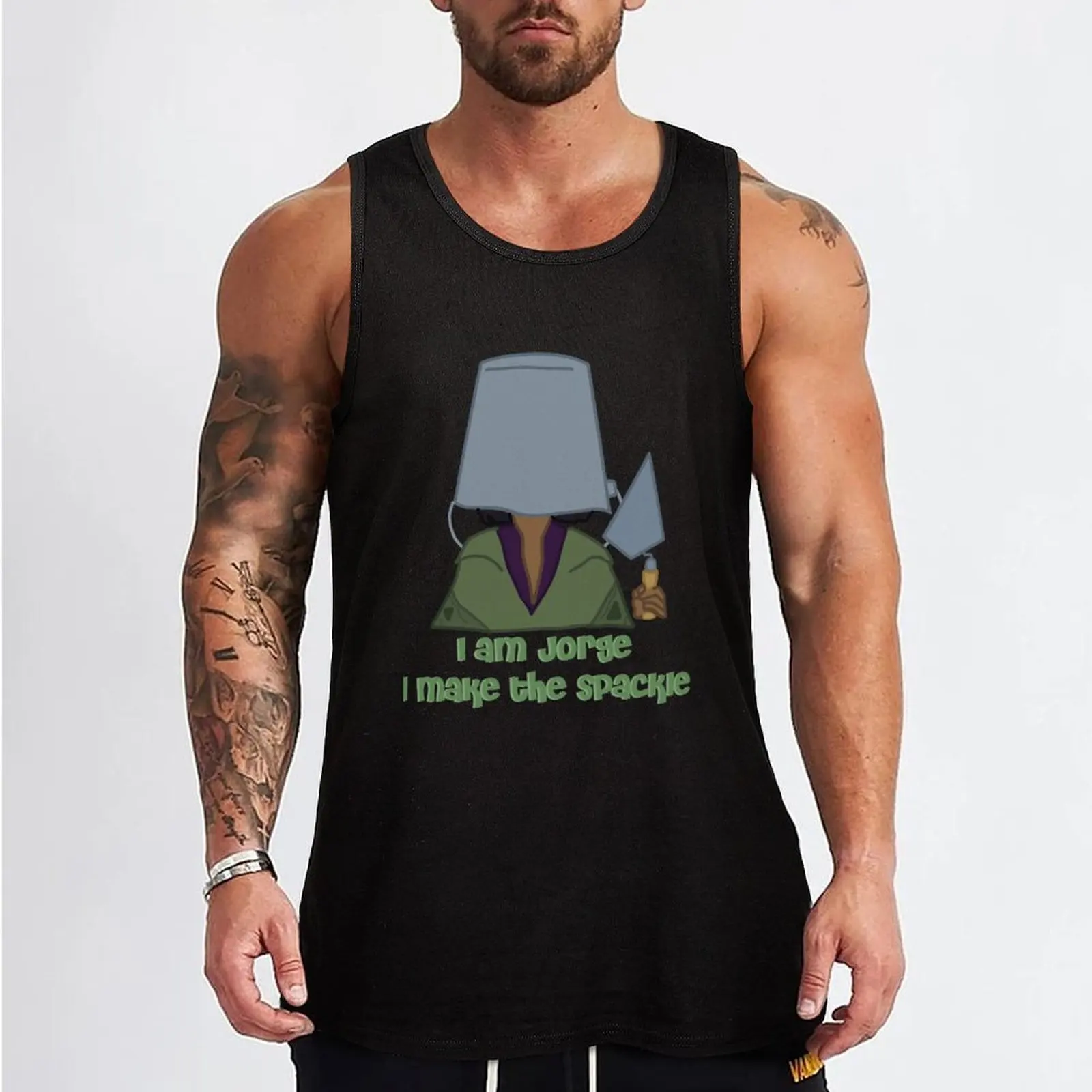 Jorge and his spackle Tank Top summer 2024 summer clothes men 2024 sleeveless Men's t-shirts