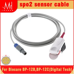 Compatible Biocare BP-12B BP-12C Monitor Spo2 Sensor Probe,5pin 3m Adult/Child/Neonate/Ear/Forehead/Animal Pulse Oximetry Cable.