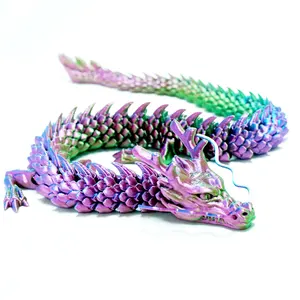 ألعاب التنين الصينية المطبوعة ثلاثية الأبعاد ، ومفاصل الجسم بالكامل التي يمكنها نقل أثاث المنزل ، تستحق جمع الألعاب الإبداعية أفضل 8 دمية صينية لطيفة مبيعا - No6