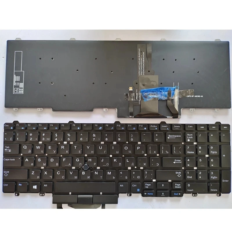 

Русская клавиатура для подсветки Dell Latitude E5550 E5570 E5580 E5590 M3510 M7510 M7720 M7520 3510 7510 7710 7720 7520 P53F