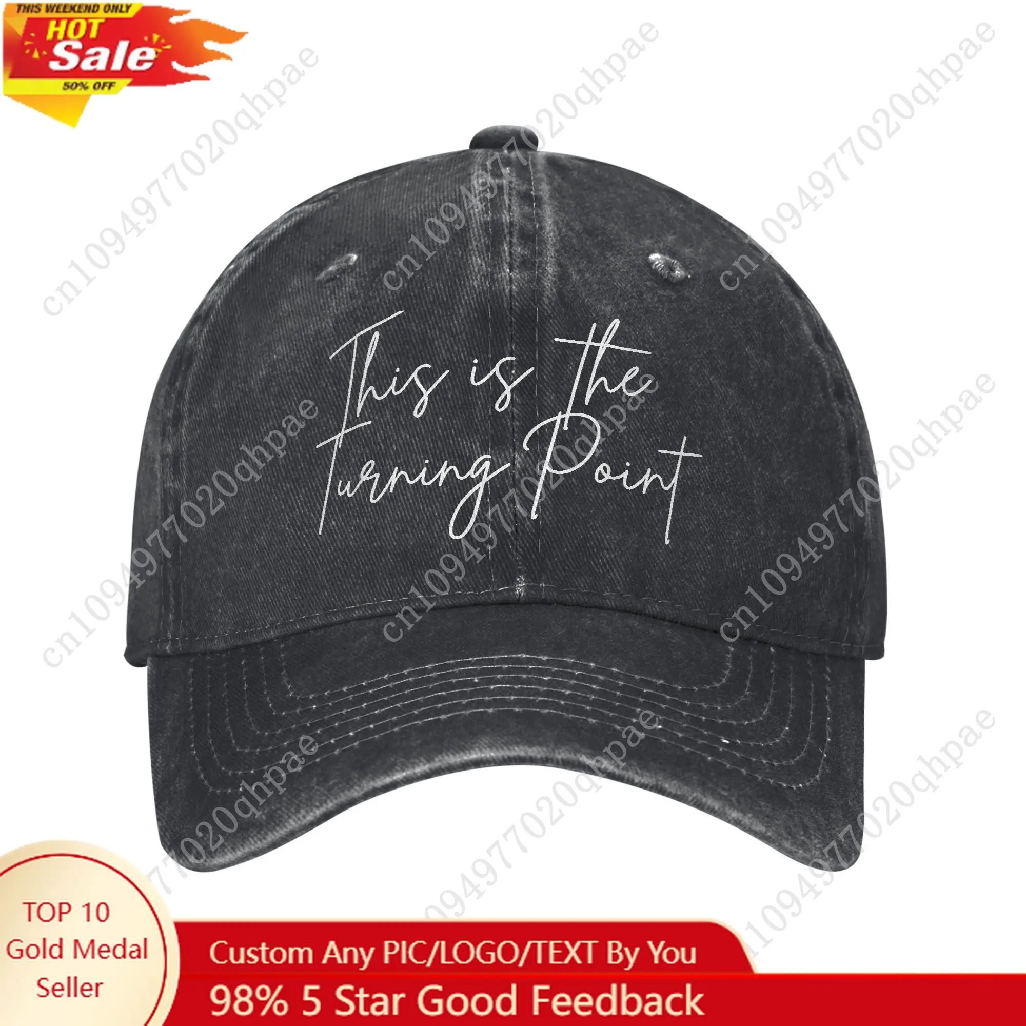 

Charlie Kirk This is The Turning Point Baseball Caps Unisex Style Distressed Cotton Sun Cap Motivational Outdoor Gift Hats Cap