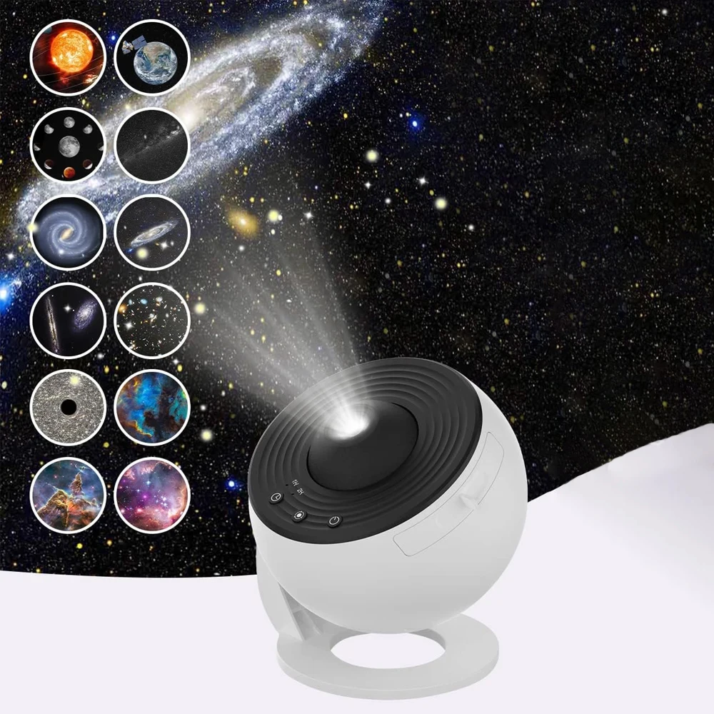 12 in 1 Planetarium  Star Projector for Bedroom Decor ° Rotating Nebula Projector Lamp LED Starry Night Light Projector