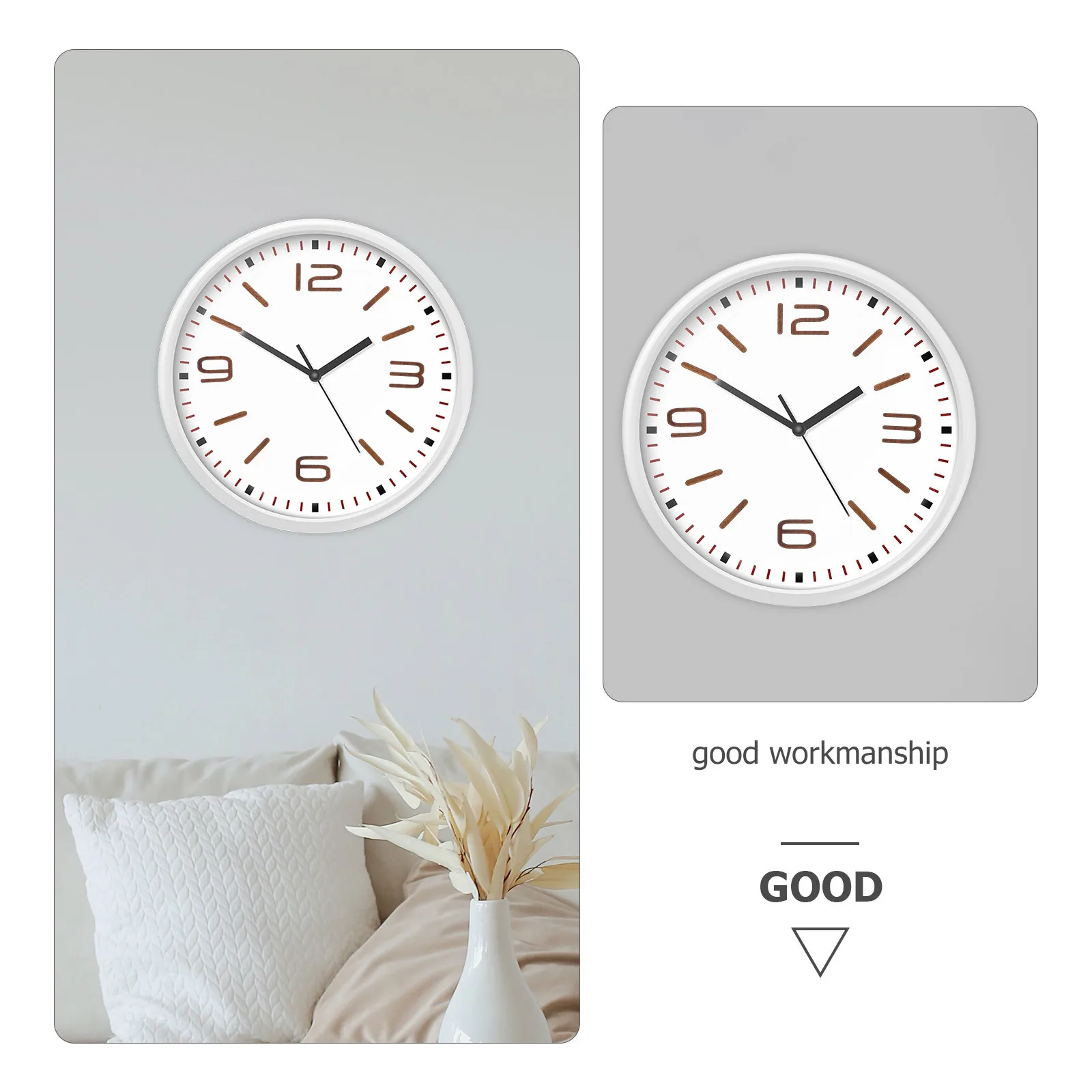 

1Set DIY Clock Numbers Wooden Kit for Hanging Clocks Smooth Hardwood Numerals for Home Office Wall Clock Repair Accessories