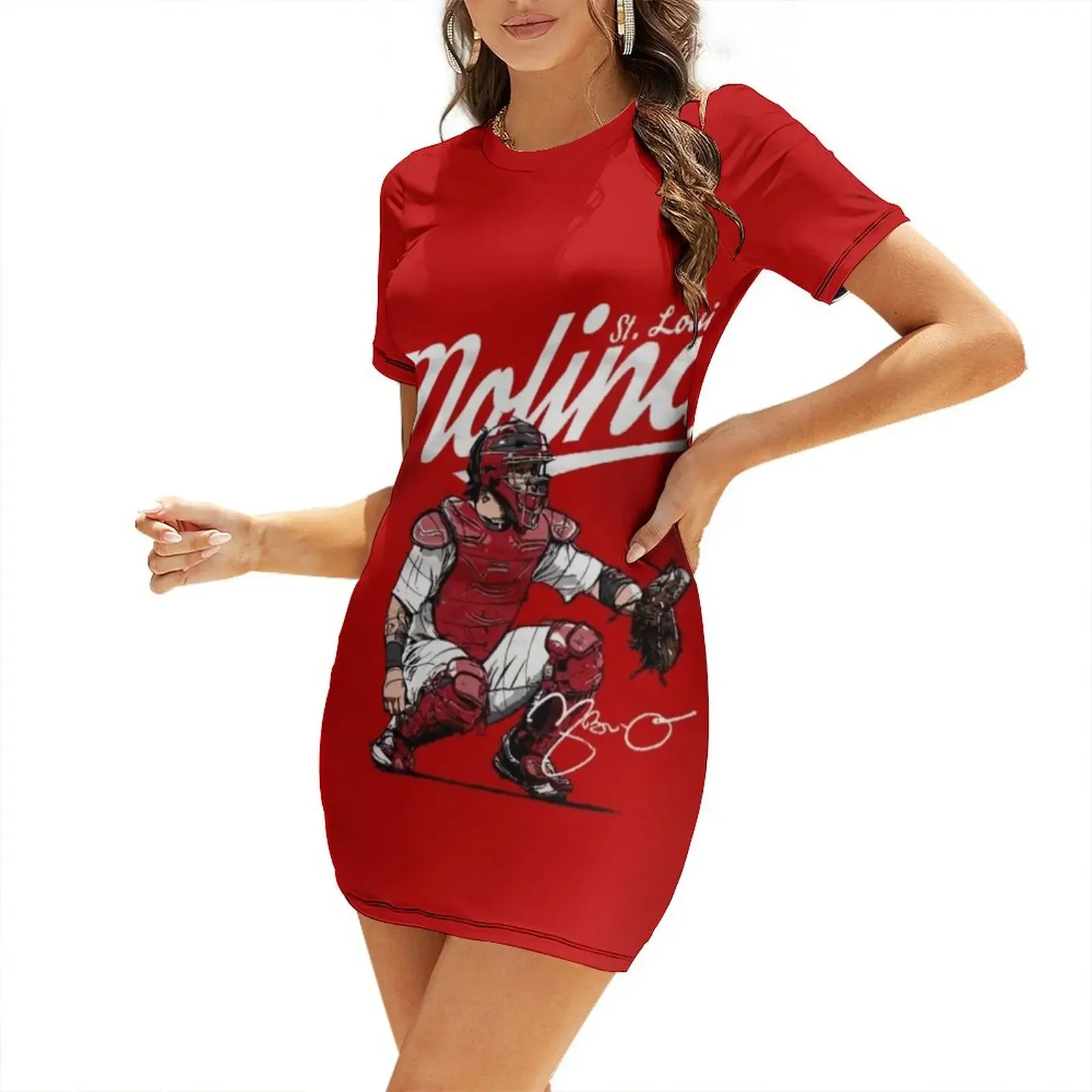 

Yadier Molina Short-Sleeved Dress dress women summer women's summer clothing 2026