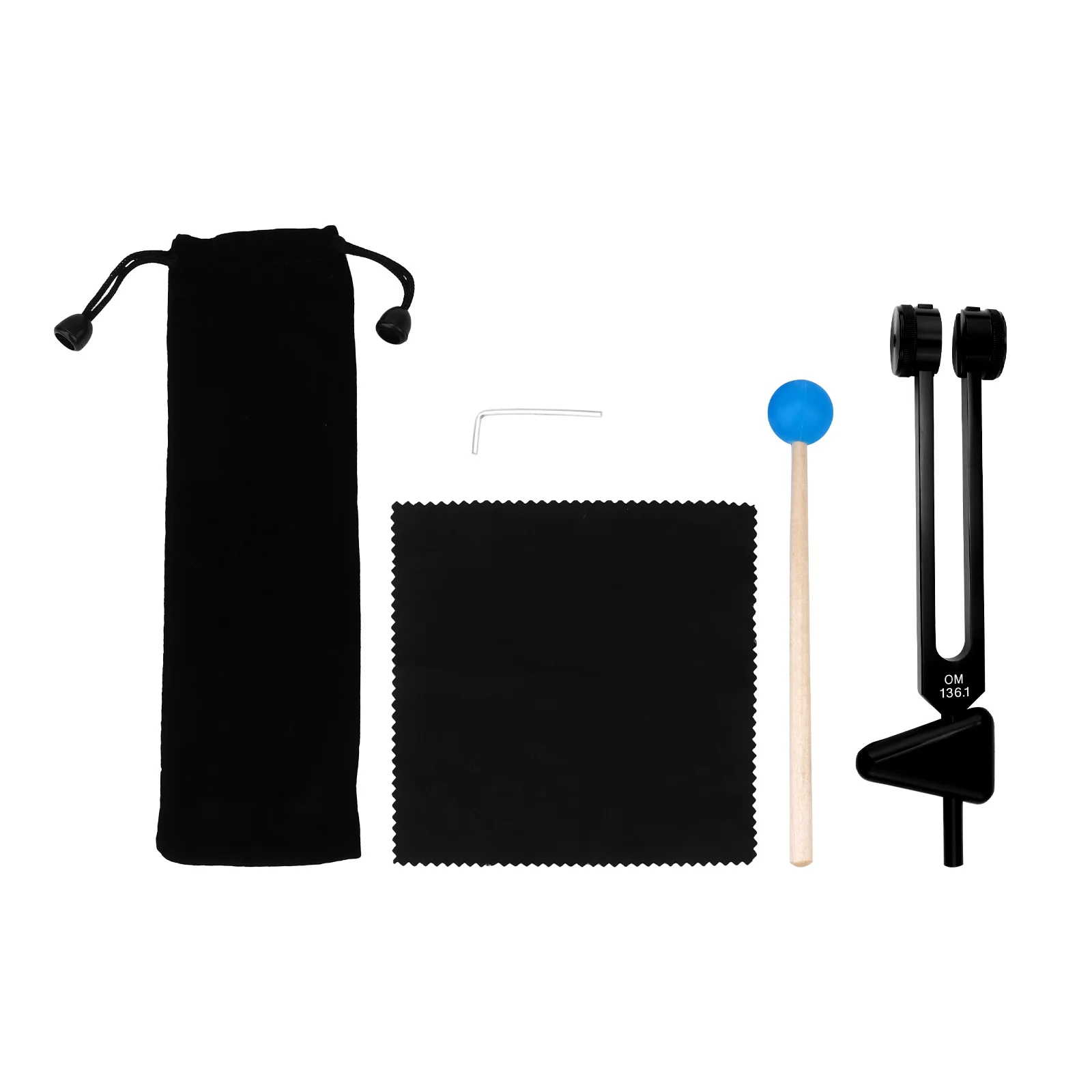 

Om 136.1Hz Tuning Fork Set Vibration Tools For Sound Therapy Yoga Aluminum Alloy Durable Medical Instrument Chakra Heart