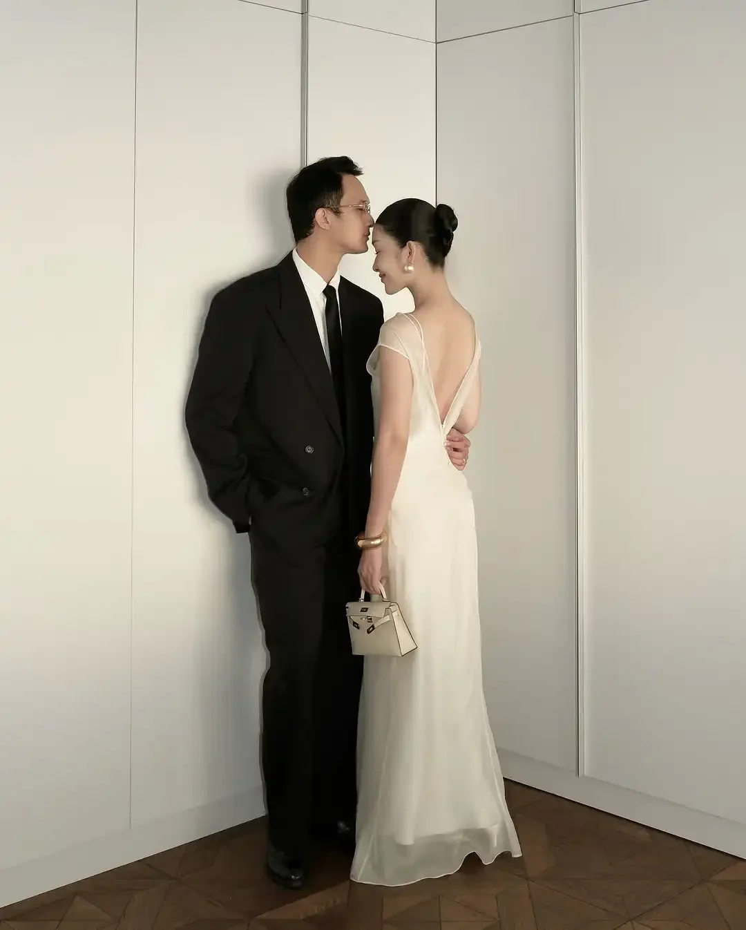 MD Elegant Spaghetti Strap A-line Wedding Dresses Backless Korea Photoshoot Sleeveless Floor-Length Party Dress Customized 2025