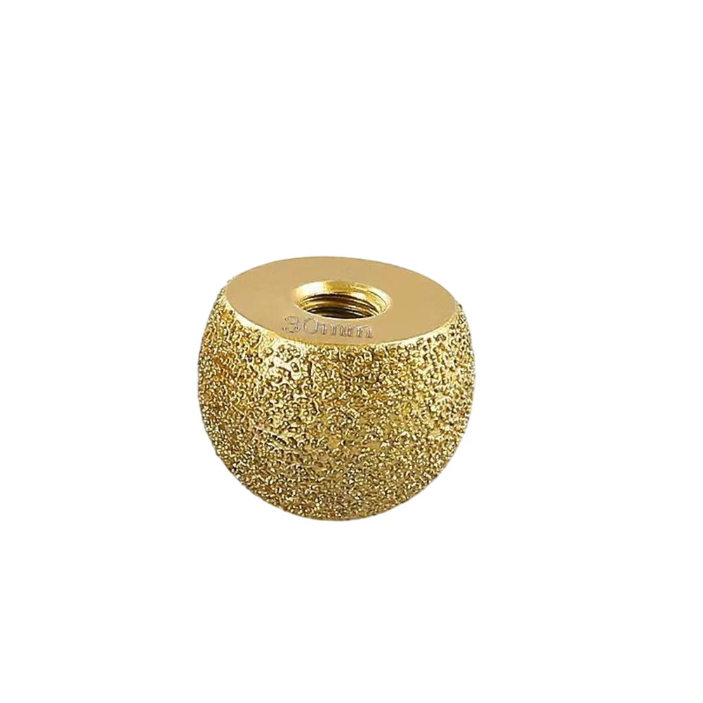 /Mushroom /Head /Diamond Grinding Wheel 10mm Aperture Gold For Stone Glass For Tile For Edge Polishing And Angle Grinder Electri