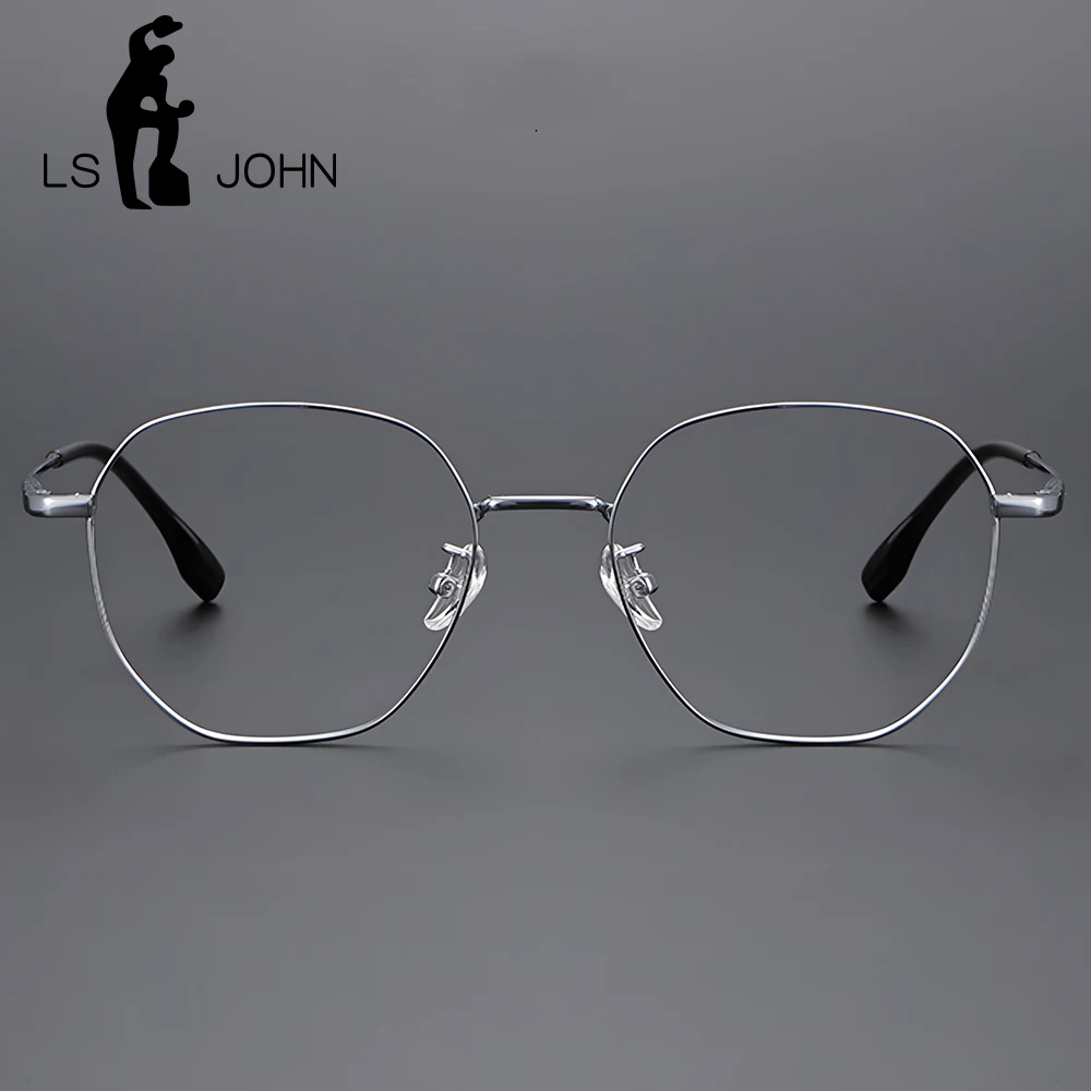Titan Lesebrille Männer Ultraleicht Angepasst Myopie Optische Verordnung Brillen Frauen Europäischen Unregelmäßigen Gläser Rahmen