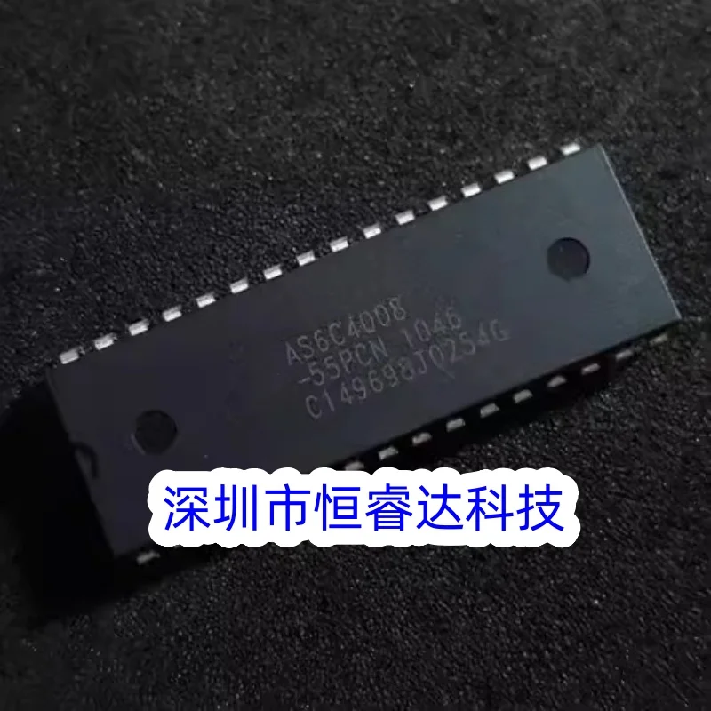 Original genuíno AS6C4008-55PCN AS6C4008 SRAM estática memória de acesso aleatório pacote de chip IC PDIP-32