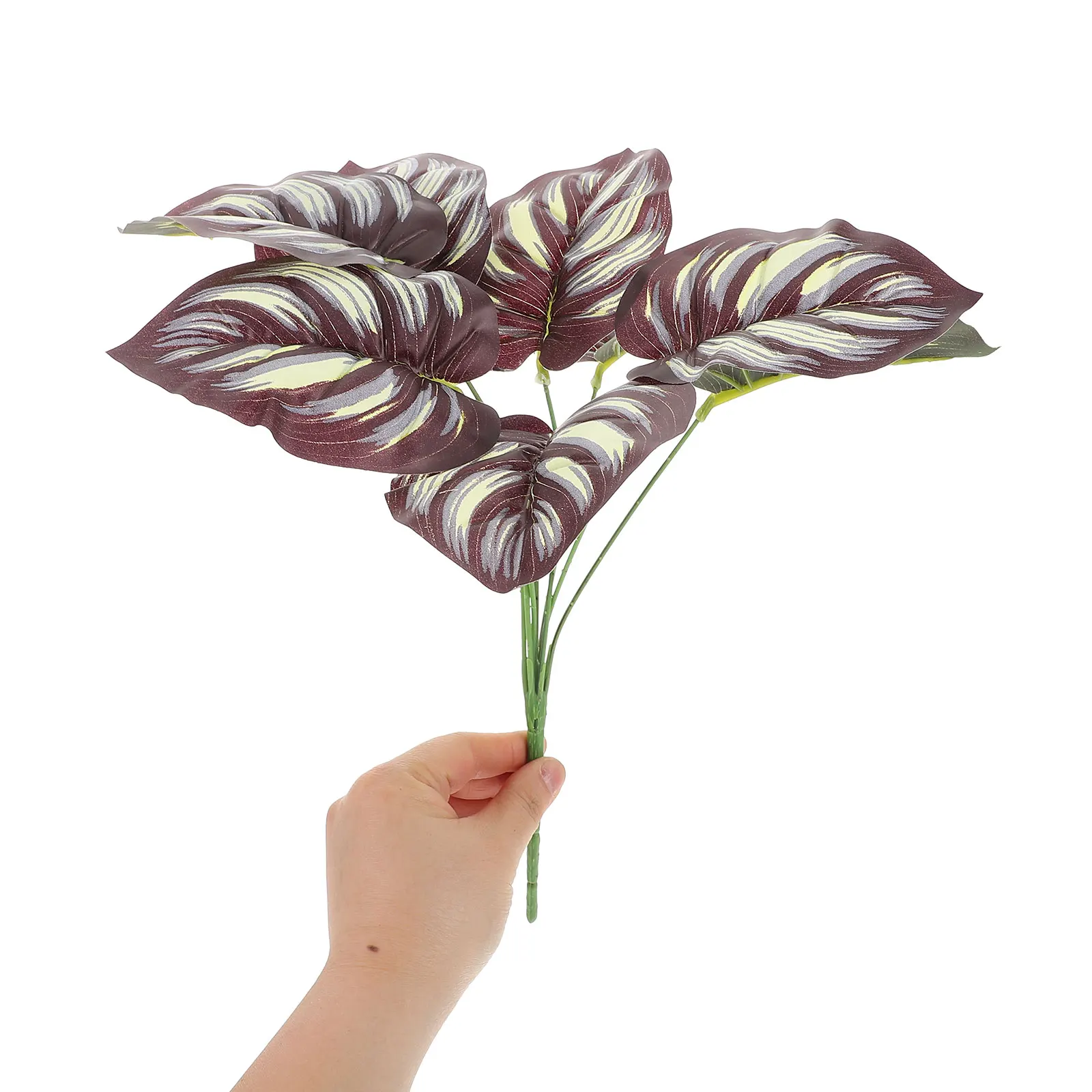 

3Pcs Faux Mango Leaves Realistic Artificial Tropical Foliage Home Accent Wall Decoration Hawaiian Luau Party Natural Home Decor