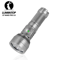 Outdoor Camping Lantern Type C Rechargeable Lamp Self Defense 10280 Battery Titanium Lighting EDC LED Torch GT NANO PRO
